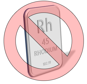 No Rhodium